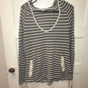 2/$25 ROXY Knit Hooded Top